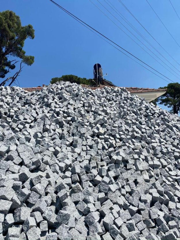 6x8x8 cm Granit Küp Taş